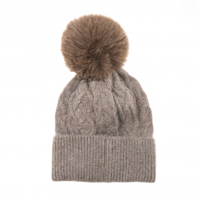 Bobble Hat - Latte
