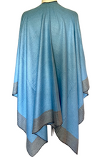 Reversible Wrap - Light Blue and Grey