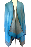 Reversible Wrap - Light Blue and Grey