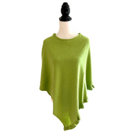 Italian Wool Poncho Apple