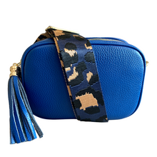 Bag Strap - Blue, Black and Tan Camo