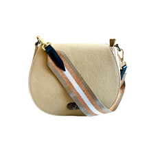 Bag Strap - Neutral and Bronze Stripe