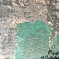 Grey & Dusty Green Soft Scarf