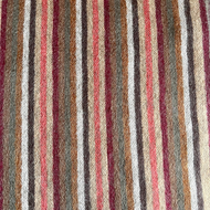Unisex Wool Scarf - Brown, Red & taupe