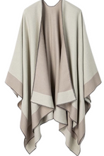 Reversible Wrap - Taupe and Cream