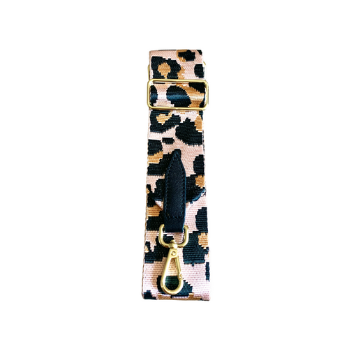 Bag Strap - Pink, Black and Gold Camo