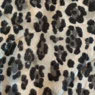 Animal Print Scarf - Black and Grey