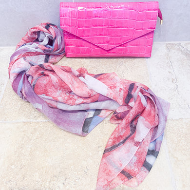 Venosa Bag and Dusky Pink Scarf