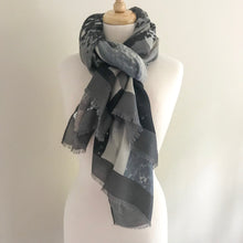 Animal and Stripe Scarf - Cool