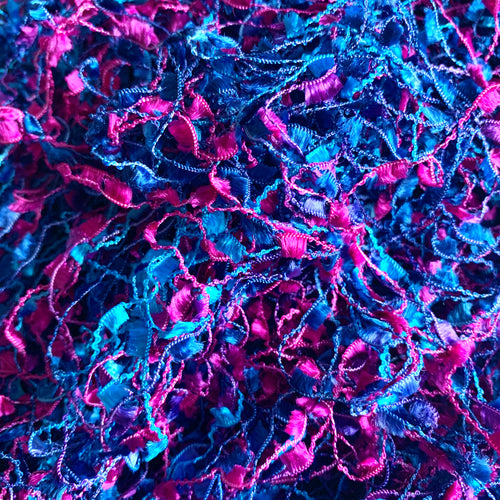Confetti Scarf - Bright Pink and Blue
