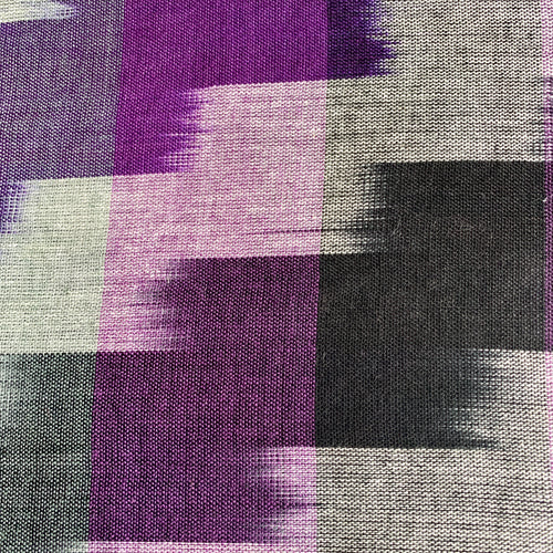 Ikat Weave Scarf - Purple