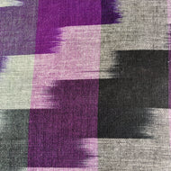 Ikat Weave Scarf - Purple