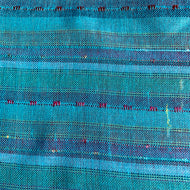 Stripe weave scarf - Marine