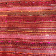 Stripe weave scarf - Orange