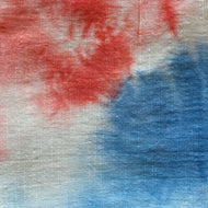 Tie Dye Scarf - Orange & Blue