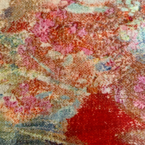 Silk Watercolour Scarf - Warm Blend