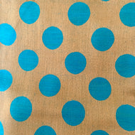 Taupe & Teal Spot Scarf