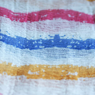 Blue, Red & Yellow Stripe Scarf