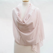 Fine Wool Scarf - Baby Pink