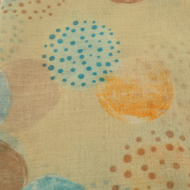 Cream & Taupe Dandelion Scarf