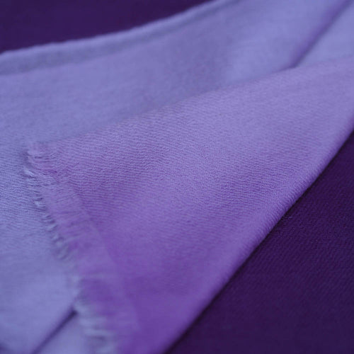 Fine Wool Scarf - Purple & Lilac