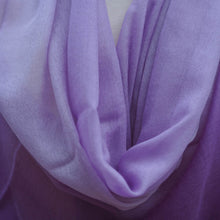 Fine Wool Scarf - Purple & Lilac
