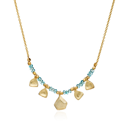 Themis Nugget & Gemstone Necklace