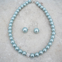 Necklace - Pale Green Shell Pearl