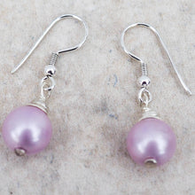 Earrings - Lilac Shell Pearl
