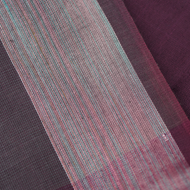 Striped Purple Tassle Scarf
