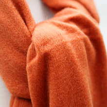 Wool Blend Scarf - Burnt Orange